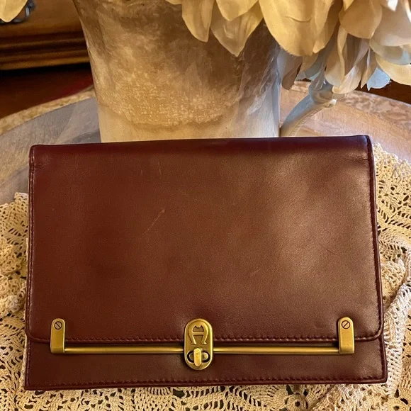 Vintage Aigner Clutch - Picture 3 of 12